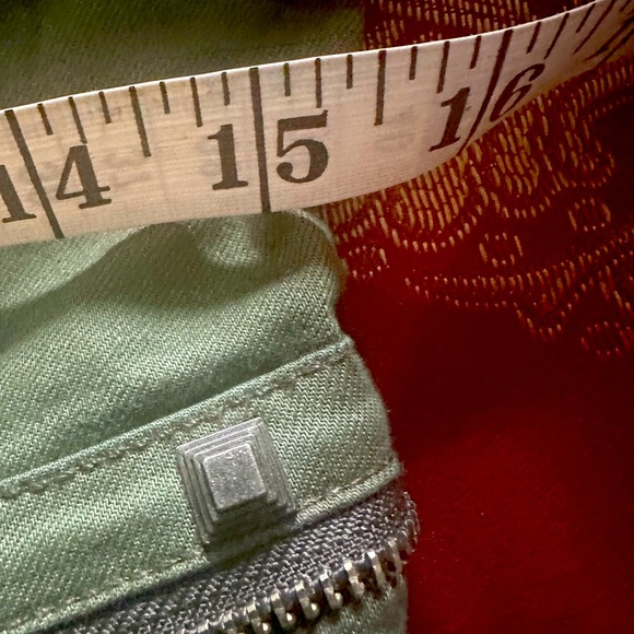 SHALANG Studded & ZIPPER Army GreenJacket Size: M - Picture 7 of 13